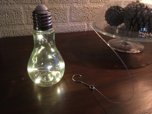 LED light bulb glass, hanging or standing model, beautifully atmospheric!!